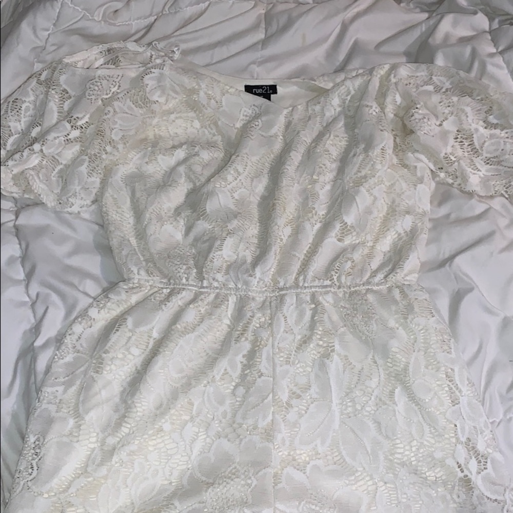 white romper